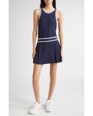 Sporty & Rich Src Phoebe Tennis Dress - Blue