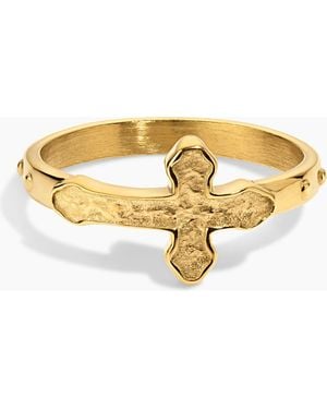 Electric Picks Cross Ring - Metallic