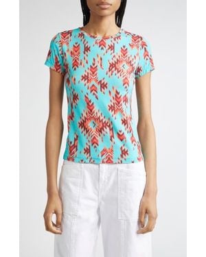 L'Agence Ressi Ganado Print T-Shirt - White