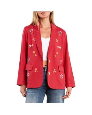 Billy T Wild Blossom Embroidered Blazer