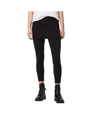 AllSaints Raffi Skirted Leggings - Black