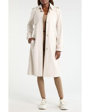 Mpg Ripstop Tench Coat - Natural