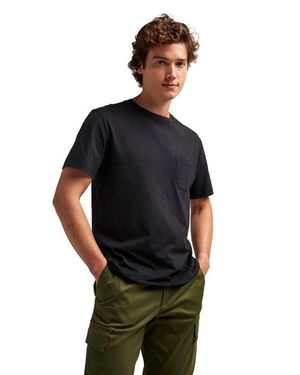 37381 The Pima Pocket Tee - Black