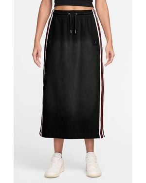 Nike Sportswear Cotton Midi Skirt - Black