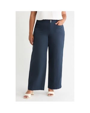 Wit & Wisdom Emma Wide Leg Jeans - Blue