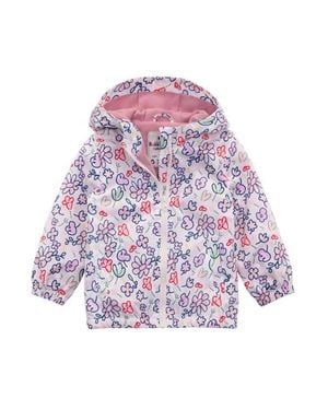 Rokka&Rolla Lightweight Fleece Lined Windbreaker - Red