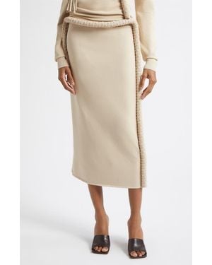 DIOTIMA Mane Midi Skirt - Natural