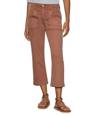 Sanctuary Retreat Crop Straight Leg Utility Pants - Multicolor