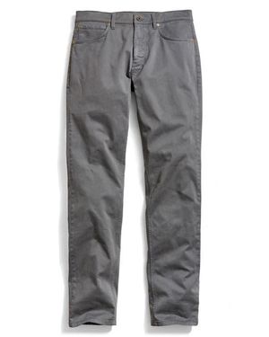 Billy Reid Cochran Stretch Cotton Five Pocket Pants - Gray