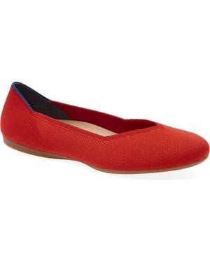 Rothy's The Daily Ballet Flat - Red