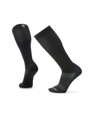 Smartwool Ski Zero Cushion Over The Calf Wool Blend Socks - Black