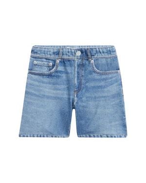 Rag & Bone Kids' Mini Miramar Terry Denim Bermuda Shorts - Blue