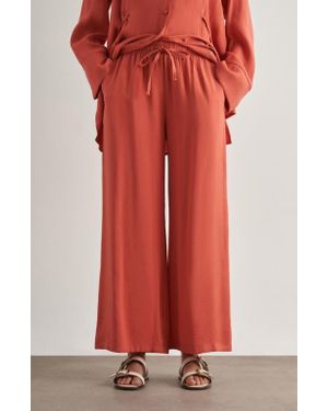 Mizalle Relaxed Pants - Red