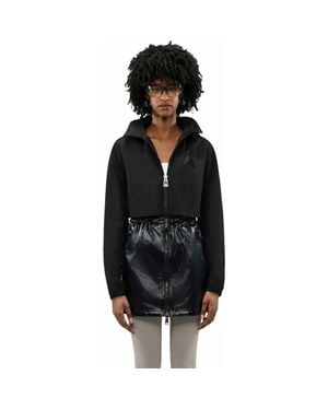 Alpenhaus Valmenier Raincoat With Retractable Hood - Black