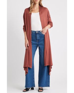 DAI MODA Cat Wrap Sweater Shawl - Red