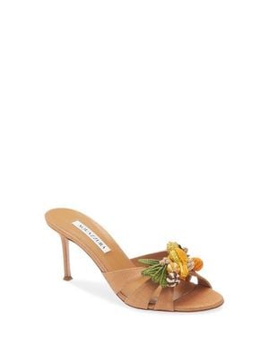 Aquazzura Birdsong Mule - Metallic
