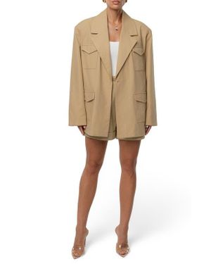 JLUXLABEL Precision Blazer - Natural