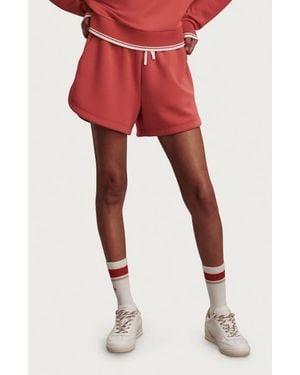 Varley Coulter High Waist Shorts - Red