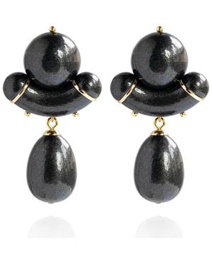 Saule Label Aria Earrings - Black