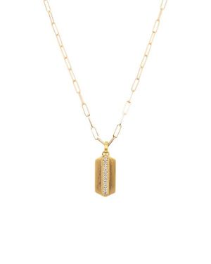 Sethi Couture Large Maya Diamond Pendant Necklace - White