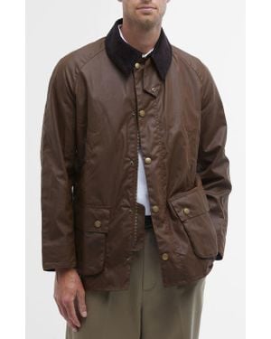 Barbour Ashby Waxed Cotton Jacket - Brown