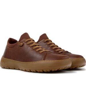Camper Peu Serra Lace-Up Shoe - Brown