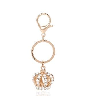 Juicy Couture Crystal Crown Keychain - Metallic
