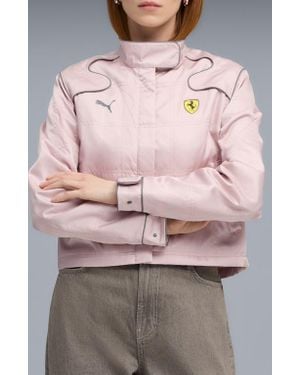 PUMA Ferrari Premium Racing Jacket - Pink
