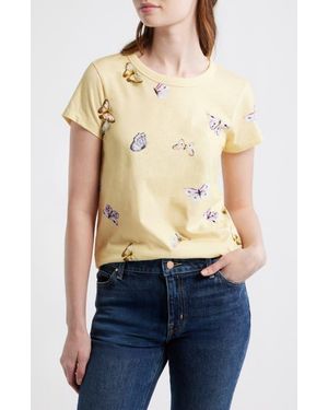 Rag & Bone Tammy Pima Cotton T-Shirt - Natural