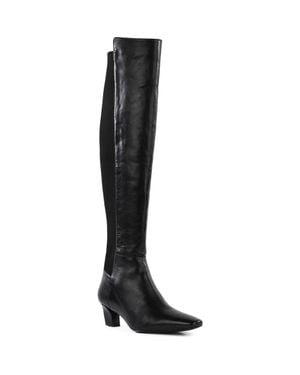 Seychelles Casting Call Leather Over The Knee Boot - Black