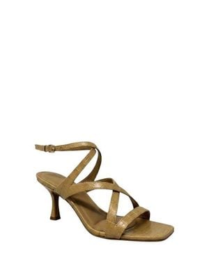 Shu Shop Gilda Ankle Strap Sandal - Metallic