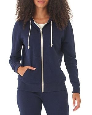Threads For Thought Full Zip Hoodie - Blue
