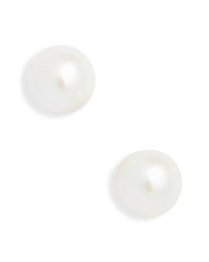 Nordstrom Freshwater Pearl Stud Earrings - White
