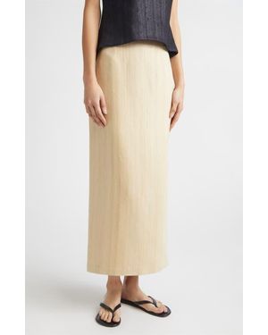 Partow Lea Silk Blend Skirt - White