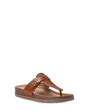 Eastland Brya Platform Wedge Flip Flop - Brown