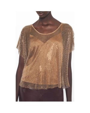 AS by DF Nadine Top - Brown