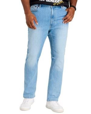 True Nation by DXL Big & Tall Tapered-Fit Jeans - Blue