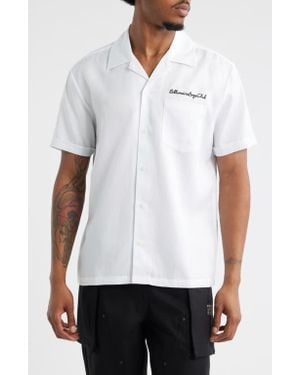 BBCICECREAM Antimatter Logo Camp Shirt - White