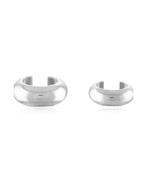BEN ONI Set Of 2 Polished Ear Cuffs - Metallic