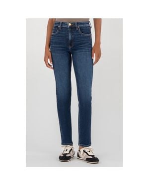 Kut From The Kloth Elizabeth High Waist Ankle Straight Leg Jeans - Blue