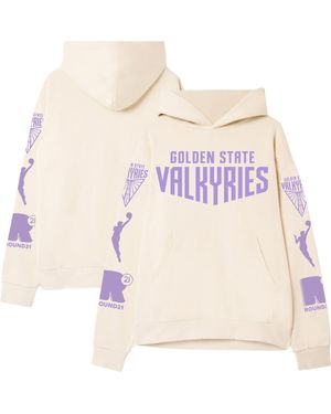 round21 Golden State Valkyries Logo Pullover Hoodie - Natural
