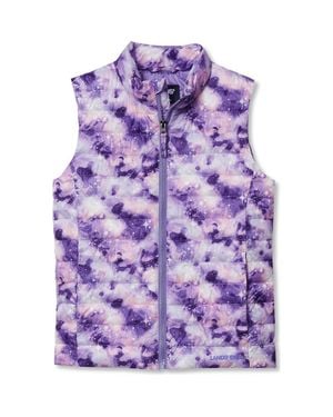 Lands' End Kids Insulated Down Alternative Thermoplume Vest - Purple