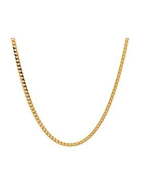 Ancona Jewelry 14K Miami Cuban Link 3.3Mm 18In Chain Necklace - Black