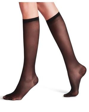 FALKE Vitalize 20 Denier Sheer Compression Socks - Purple