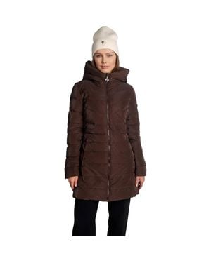 Woodpecker Long Robin Medium Weight Coat - Brown