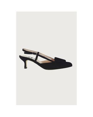 Andrea Carrano Shoes Mia Kitten Heel - Black