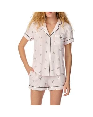 Kate Spade Print Short Pajamas - White