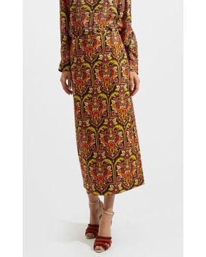 La DoubleJ Pencil Skirt - Orange