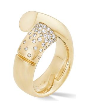 Tabayer Oera Pavé Diamond Ring - Metallic
