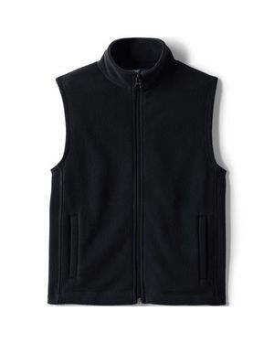 Lands' End Kids Lightweight Fleece Vest - Black